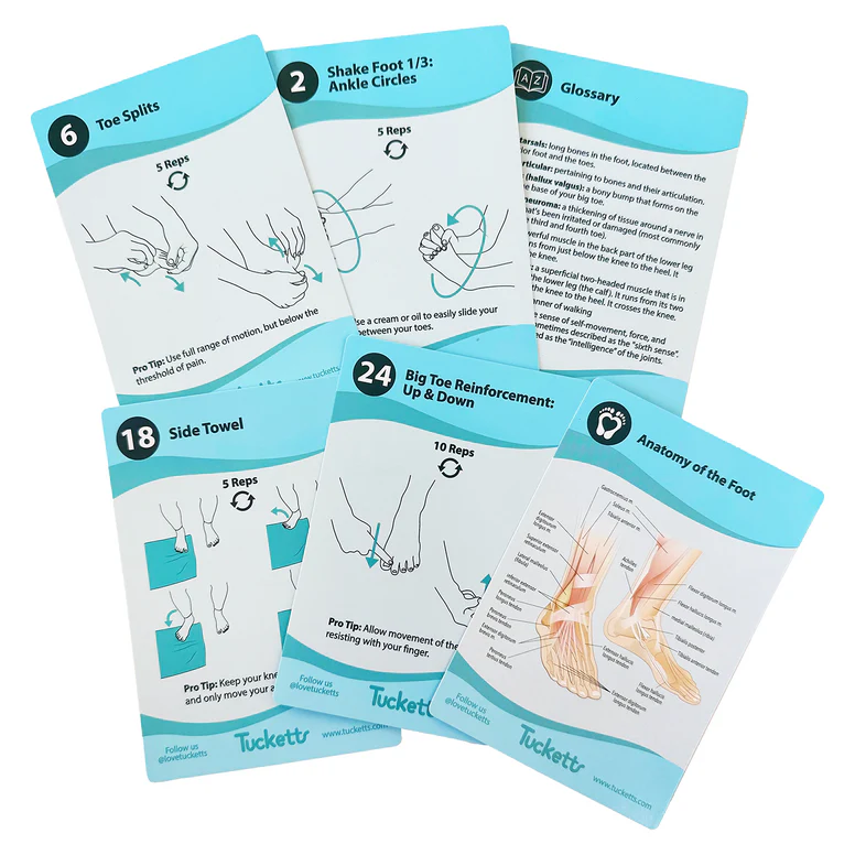 STEP UP Foot & Ankle Exercise Card Deck