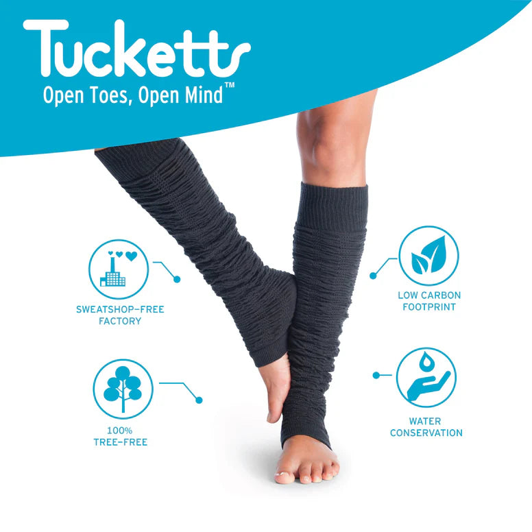 Leg Warmer - Ruched Garnet